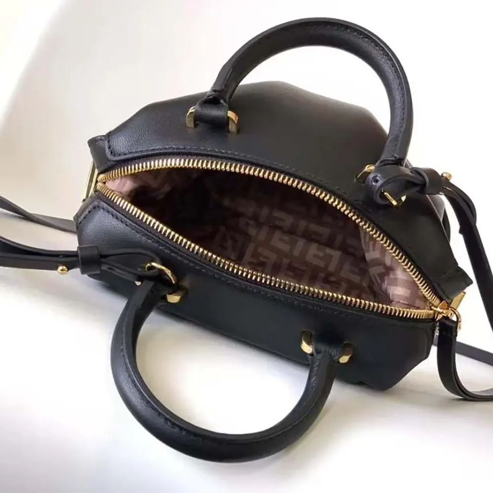 Fendi Women Nappa FF Mini Cube Bag-Black - image 7