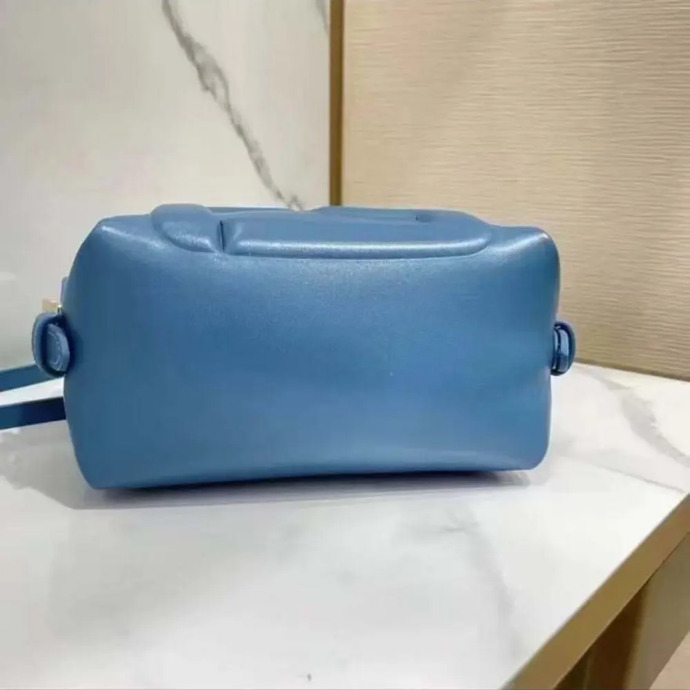Fendi Women Nappa FF Mini Cube Bag-Blue - image 4