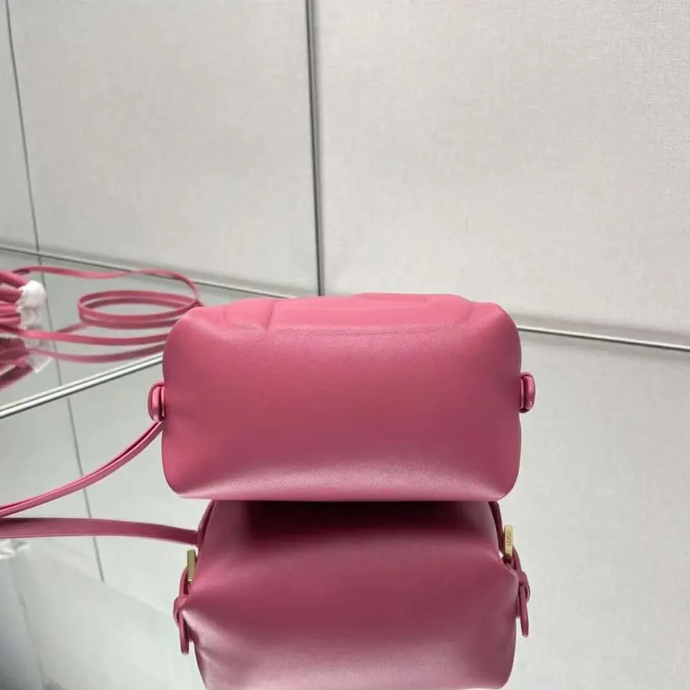 Fendi Women Nappa FF Mini Cube Bag-Pink - image 5
