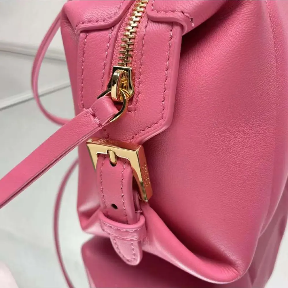 Fendi Women Nappa FF Mini Cube Bag-Pink - image 7