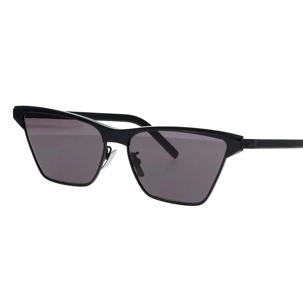 Close-up on Givenchy metal logo detail of sunglasses' temple
