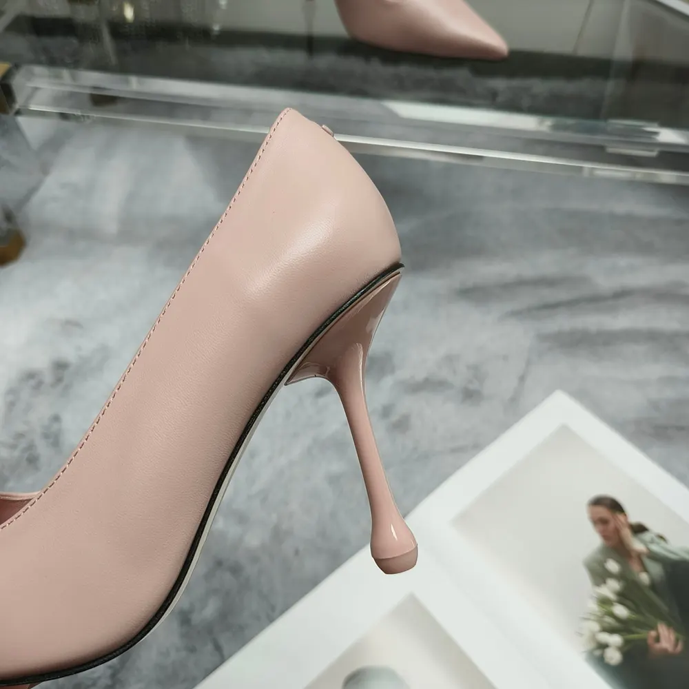 Jimmy Choo Women Ixia 80 Macaron Nappa Leather Pumps - image 9