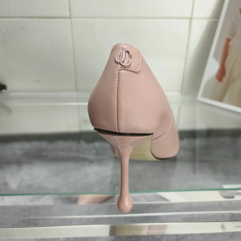 Jimmy Choo Women Ixia 80 Macaron Nappa Leather Pumps - image 8
