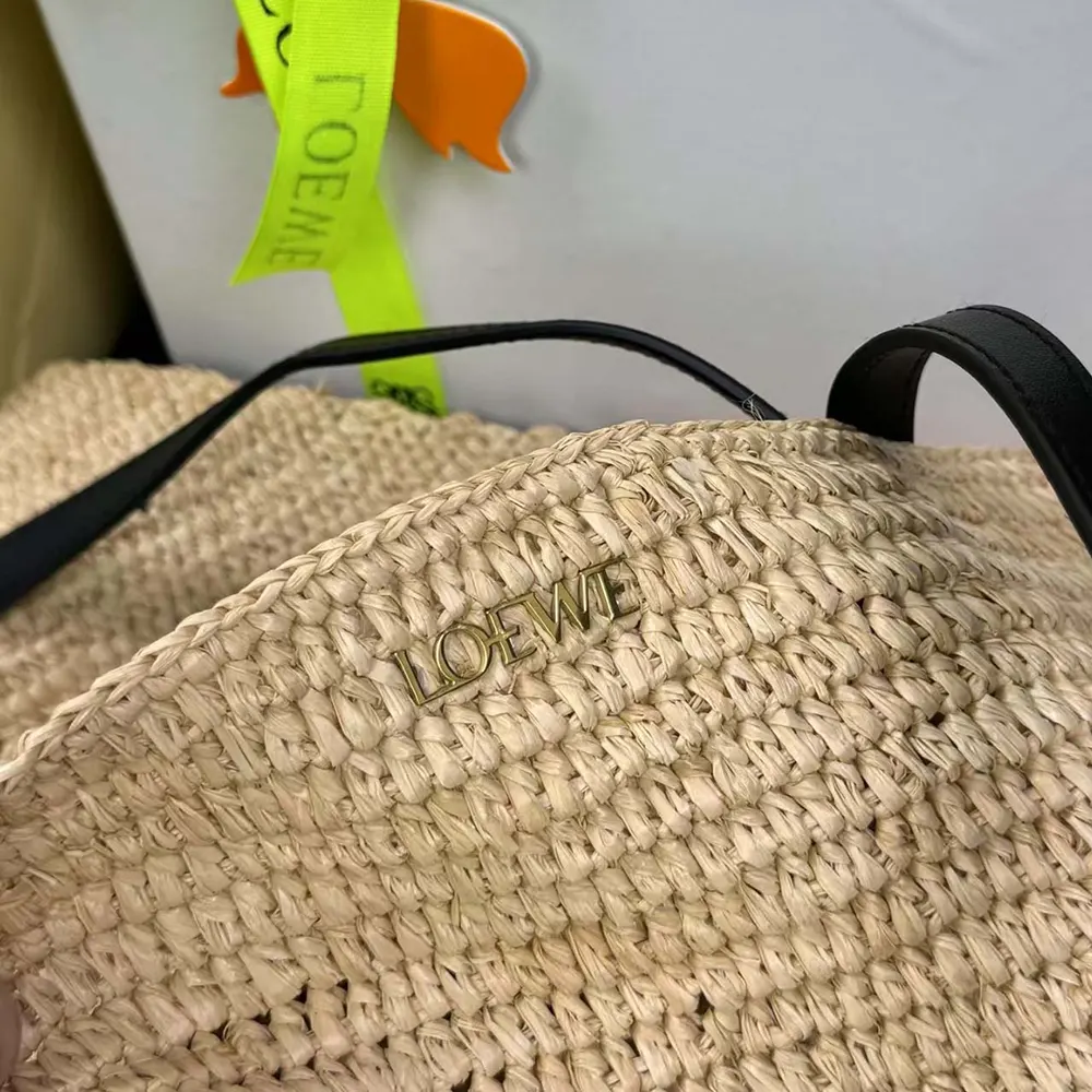 Loewe Women XL Puzzle Fold Tote in Raffia - image 6