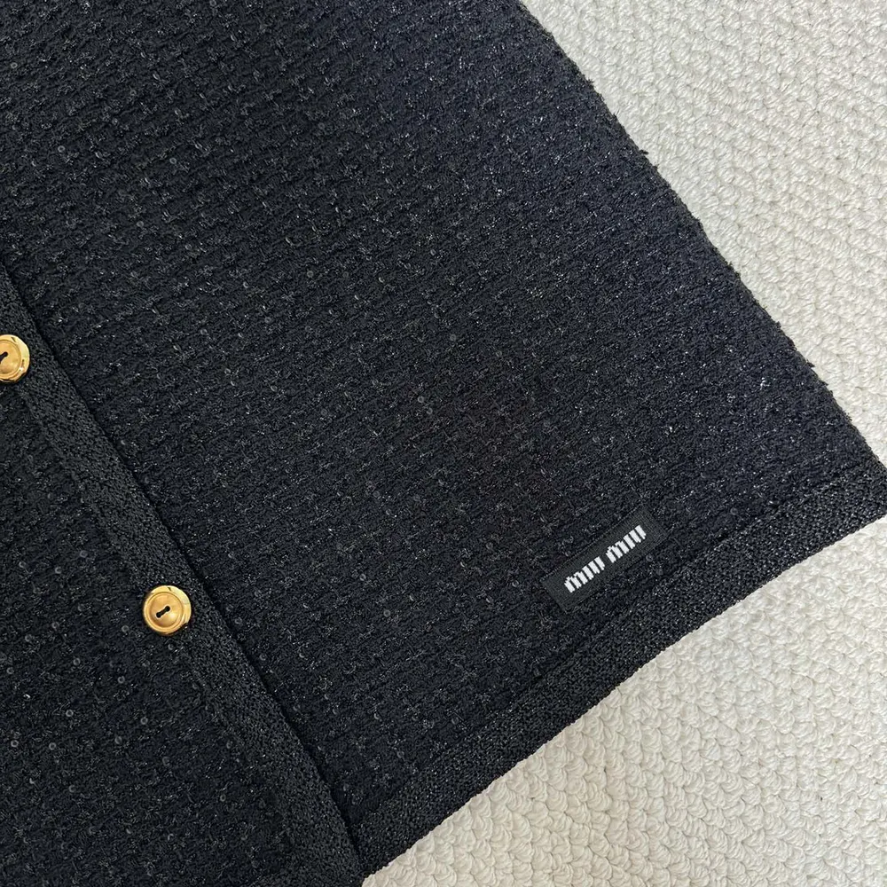 Miu Miu Women Lamé Bouclé Dress - image 9