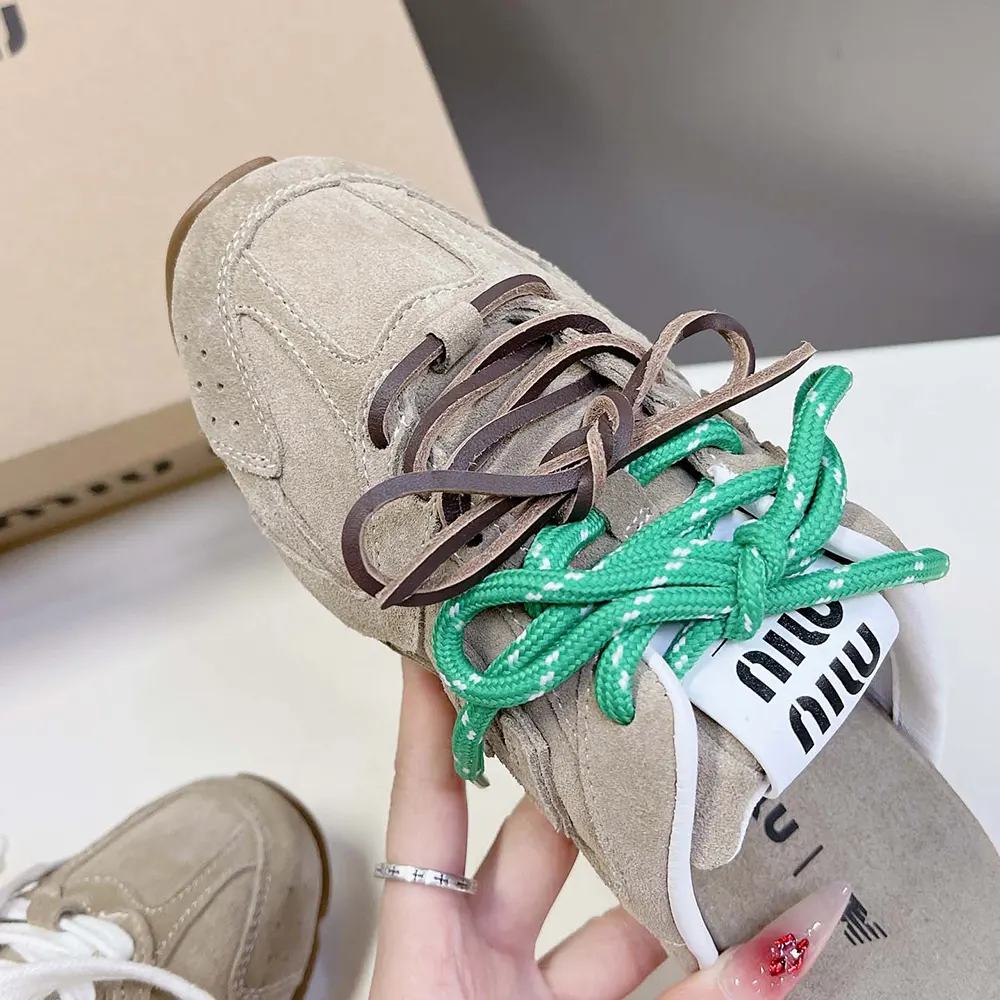 Miu Miu Women New Balance X Miu Miu 530 SL Faded Suede Mules - image 9