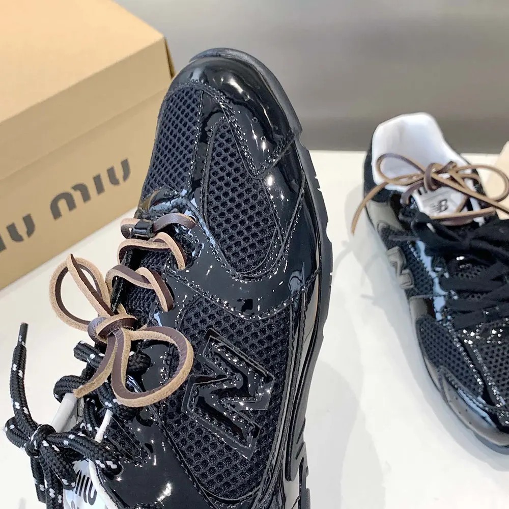 Miu Miu Women New Balance X Miu Miu 530 SL Patent Leather Sneakers - image 7
