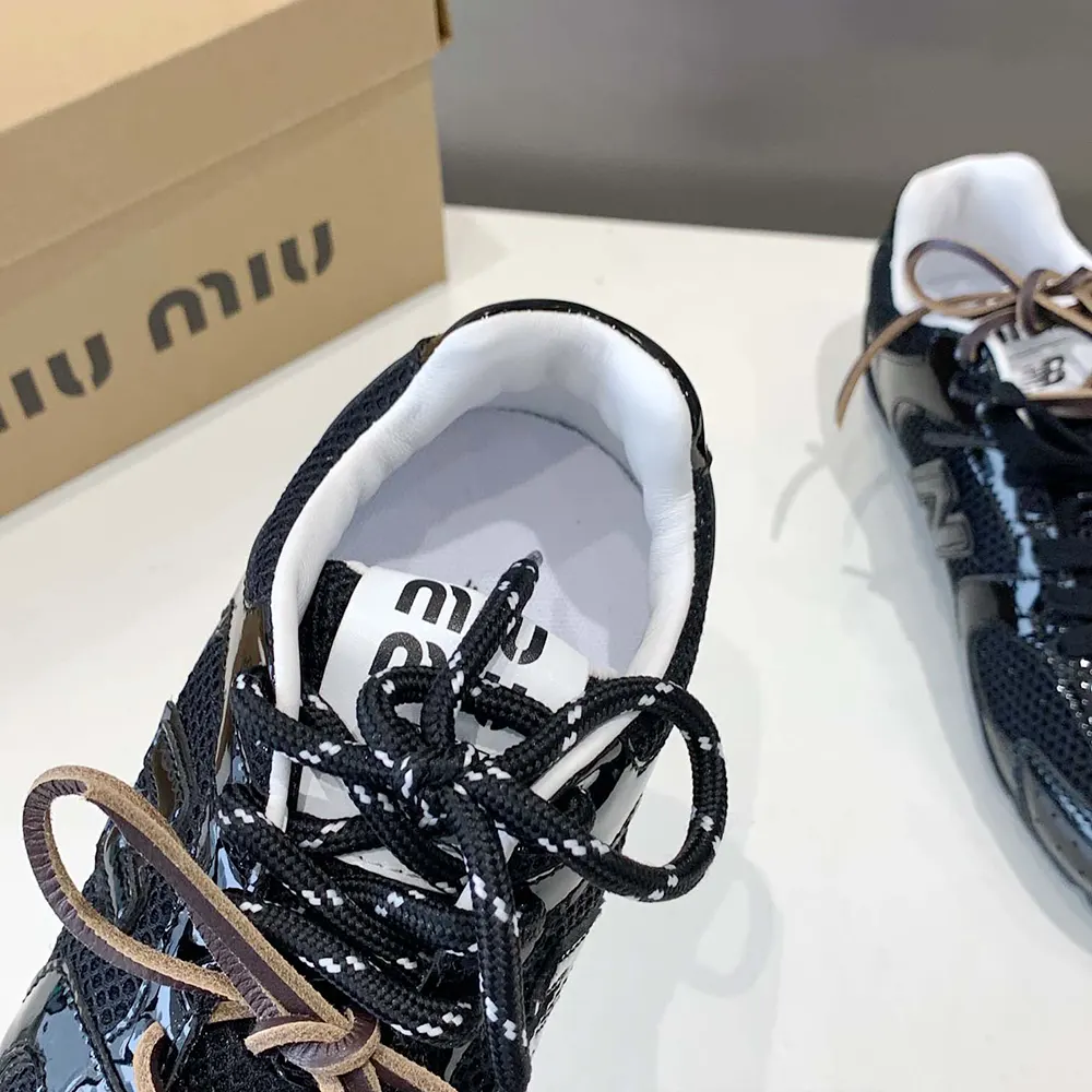 Miu Miu Women New Balance X Miu Miu 530 SL Patent Leather Sneakers - image 9