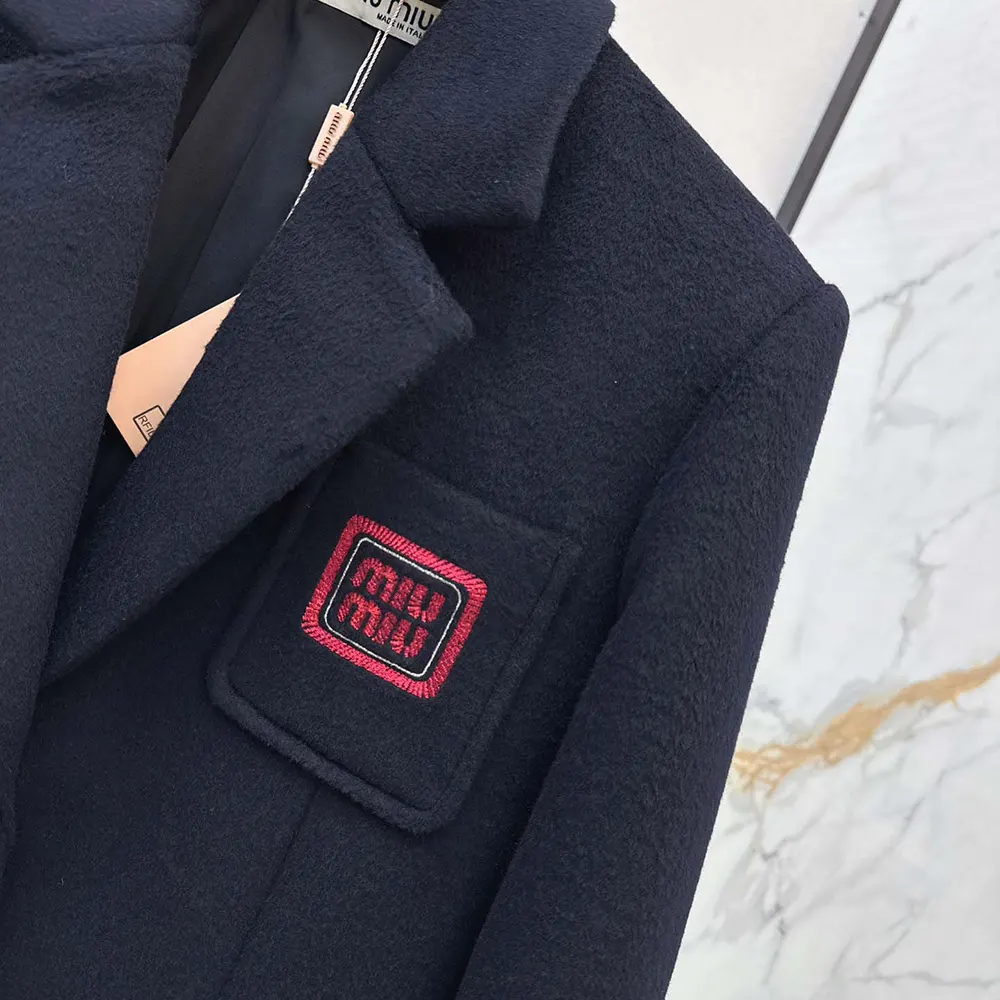 Miu Miu Women Single-breasted Velour Jacket - image 7