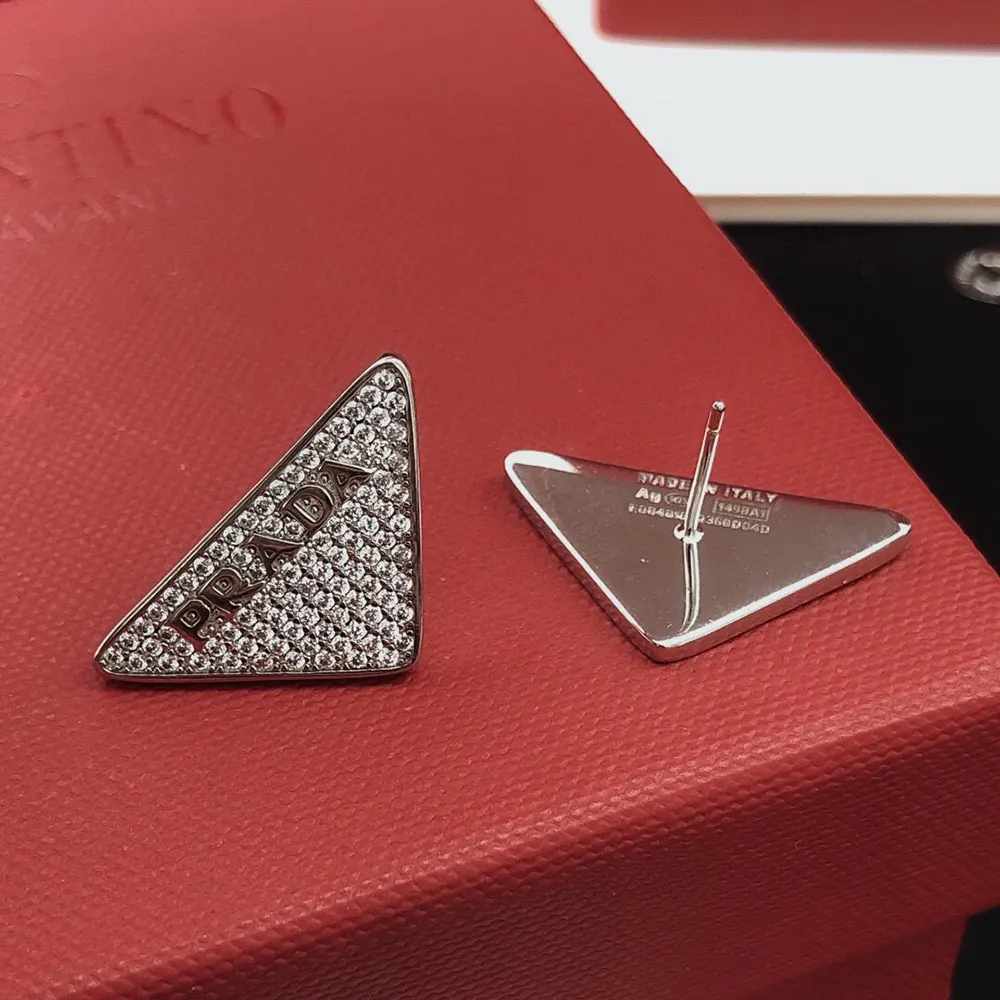 Prada Women Crystal Logo Jewels Earring - image 6