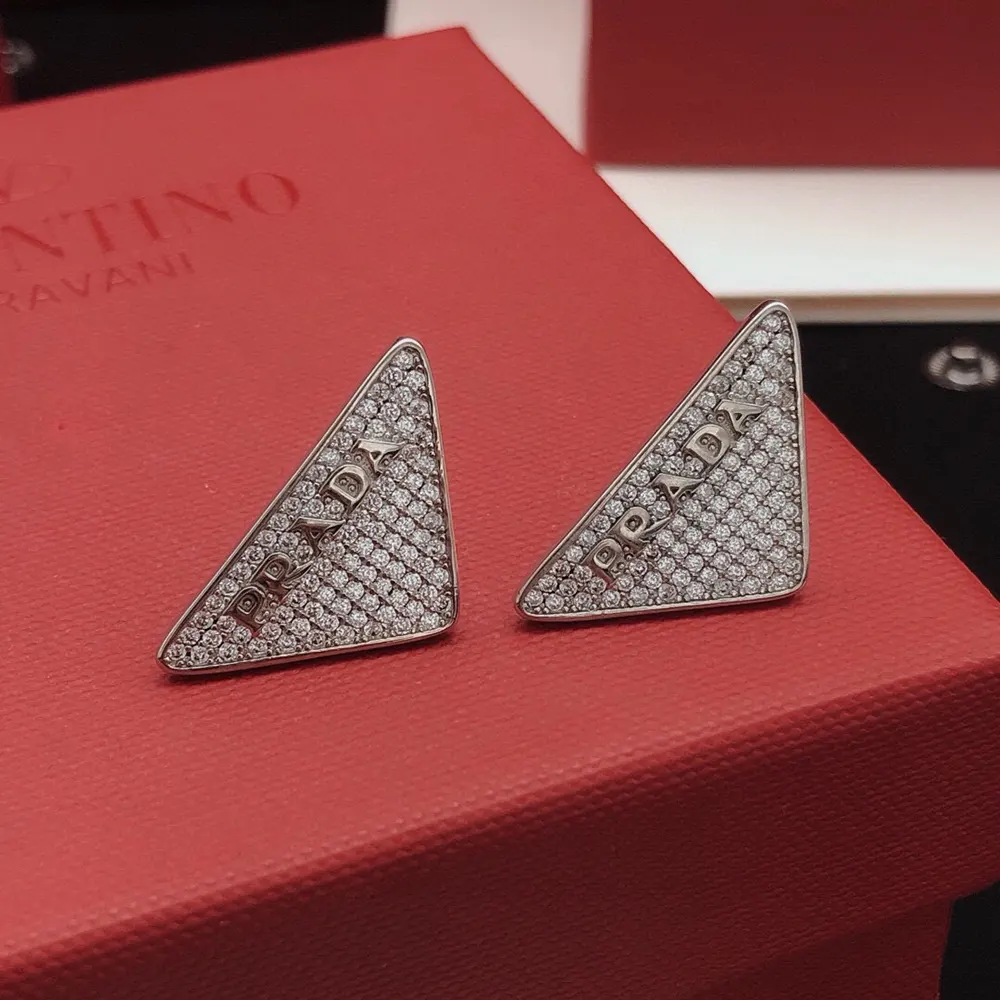 Prada Women Crystal Logo Jewels Earring - image 5