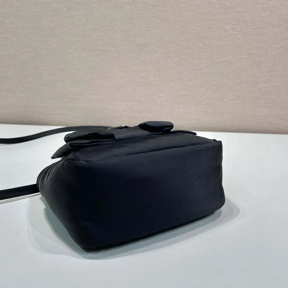 Prada Women Padded Re-Nylon Mini-bag with Bow - image 7