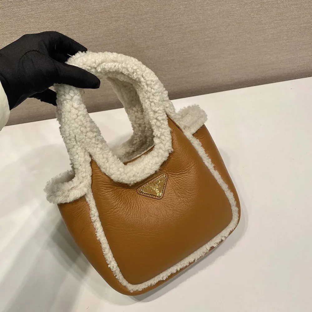 Prada Women Shearling Mini Handbag - image 4