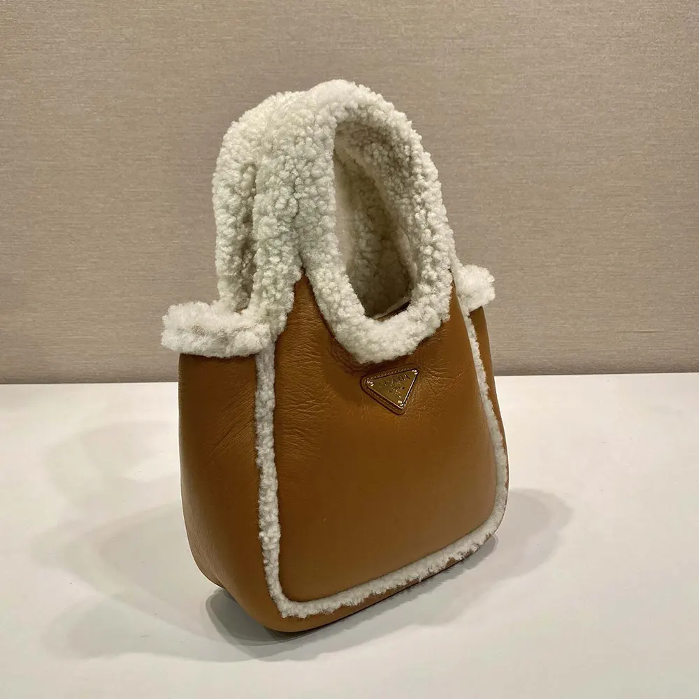Prada Women Shearling Mini Handbag - image 5