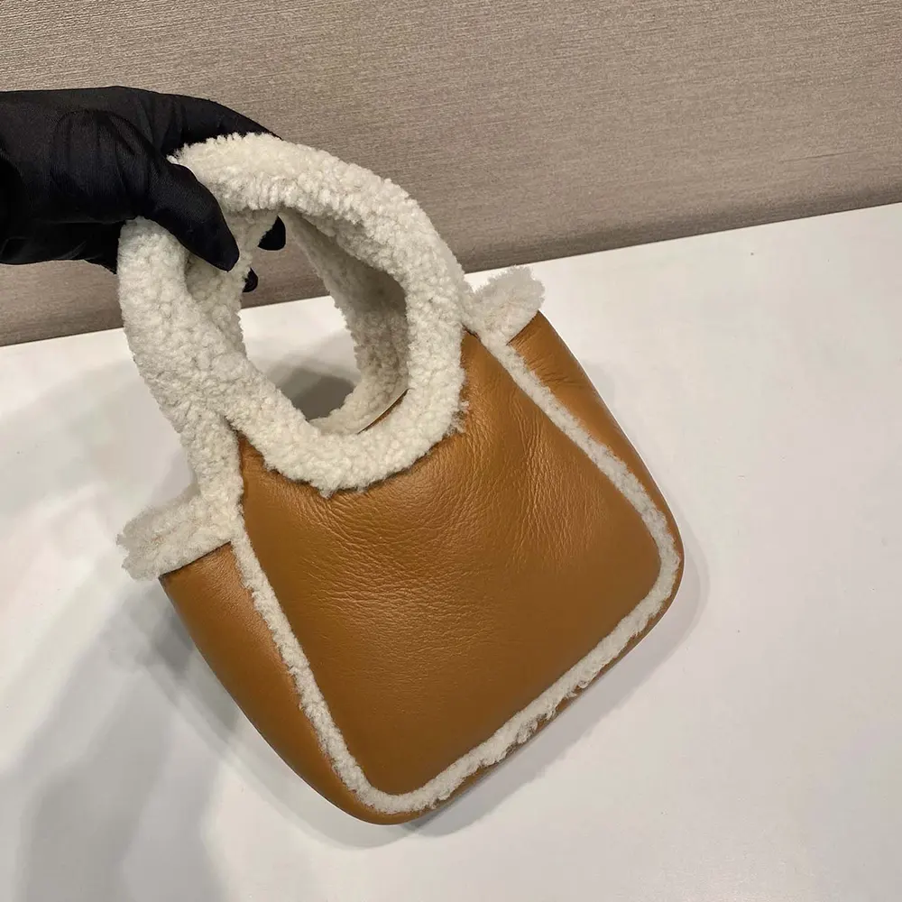 Prada Women Shearling Mini Handbag - image 6