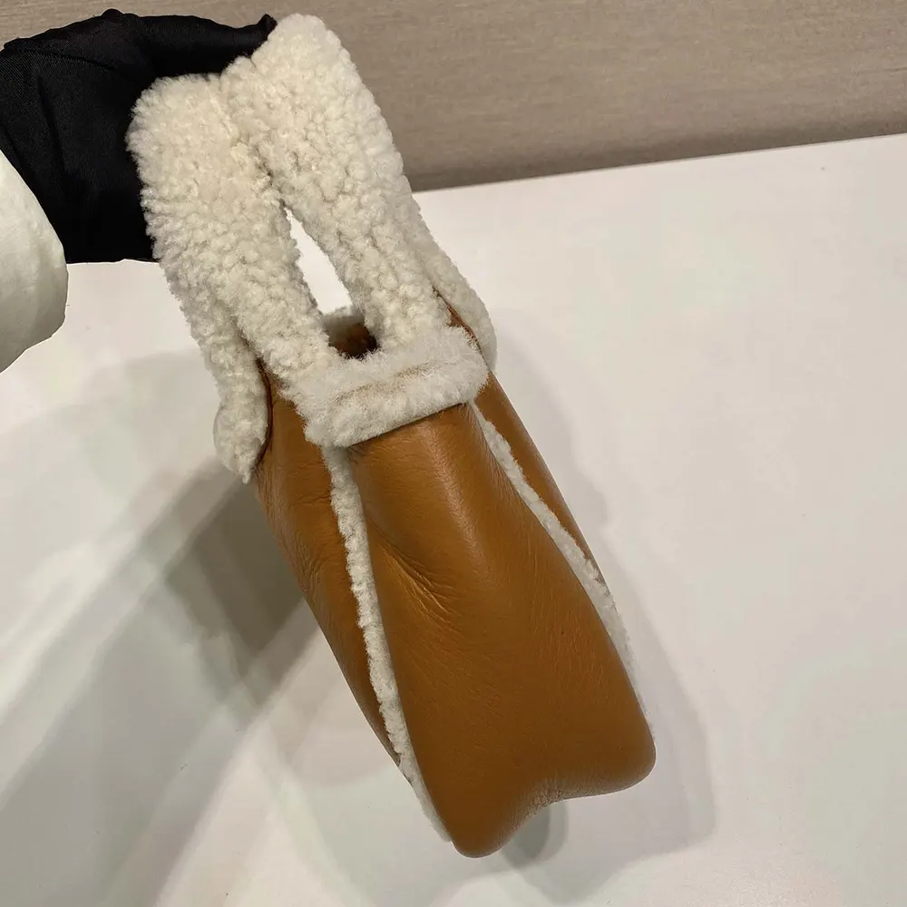 Prada Women Shearling Mini Handbag - image 7