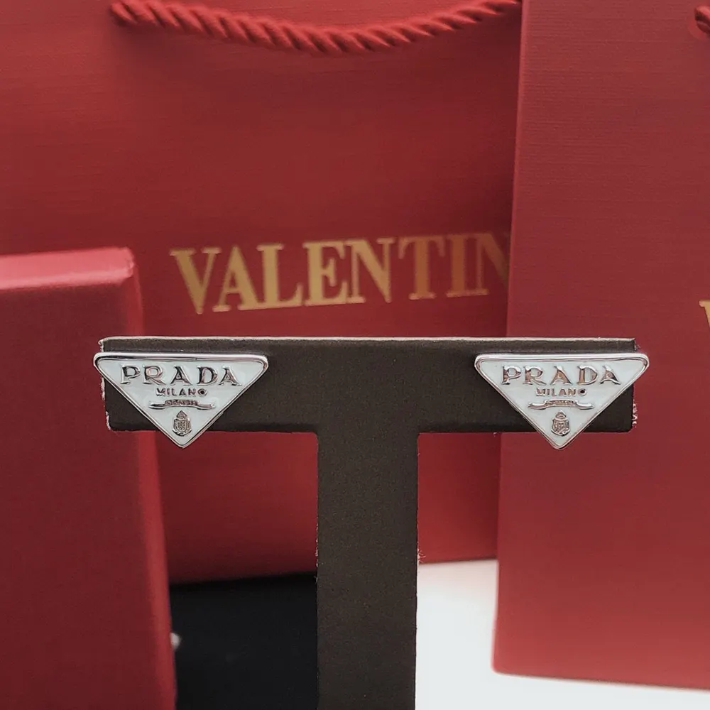 Prada Women Symbole Earrings-White - image 7