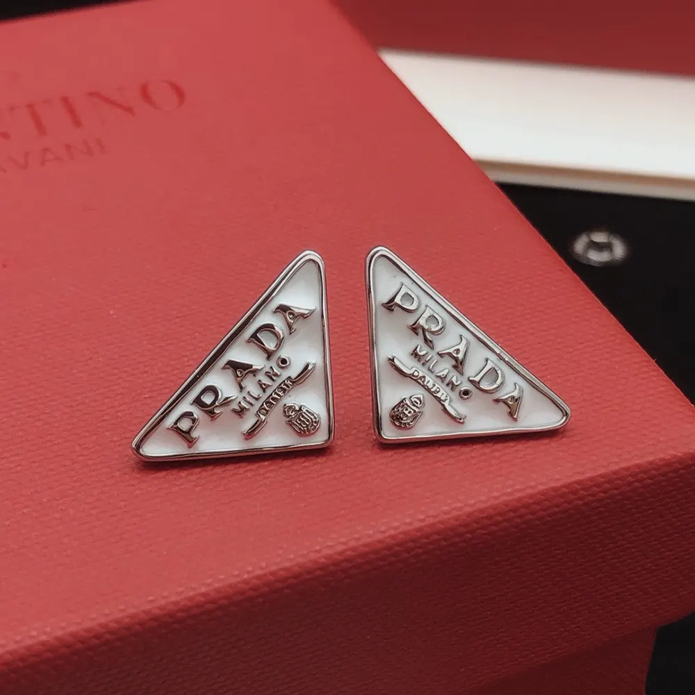 Prada Women Symbole Earrings-White - image 6