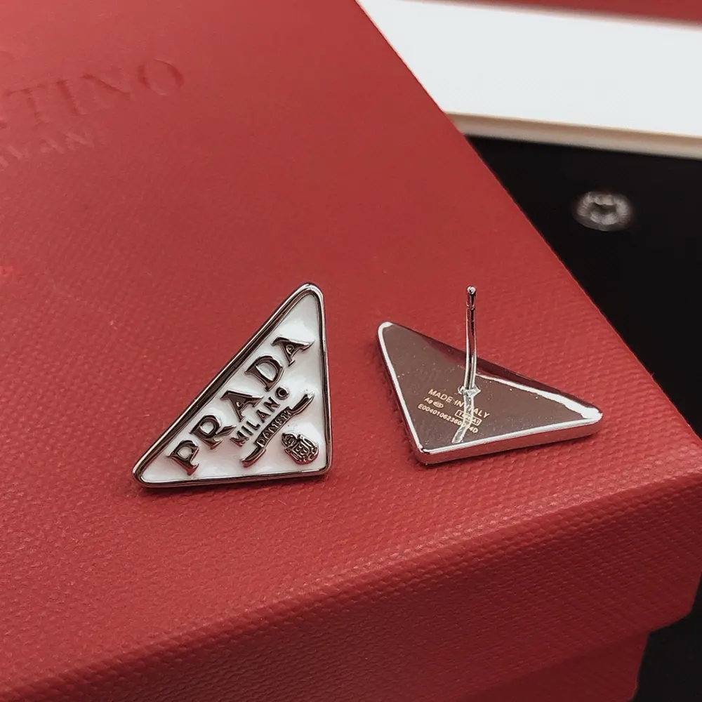 Prada Women Symbole Earrings-White - image 4