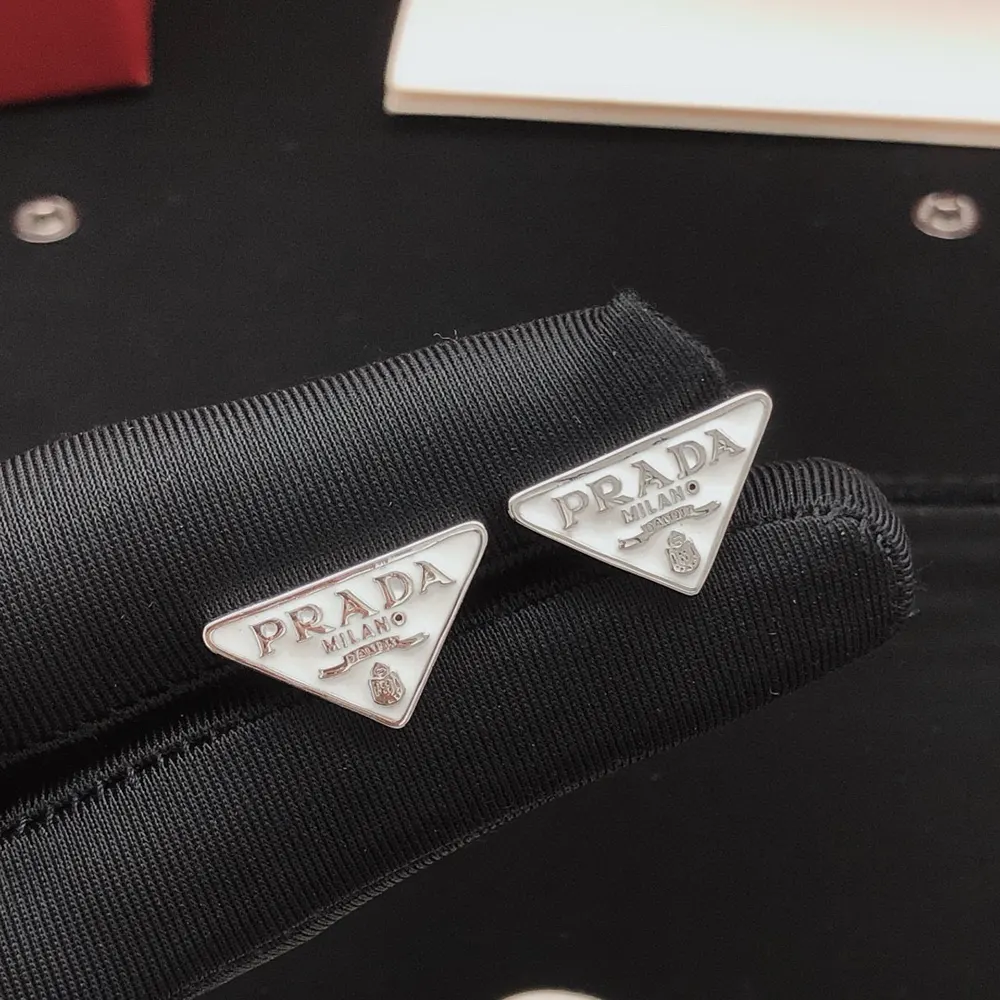Prada Women Symbole Earrings-White - image 9