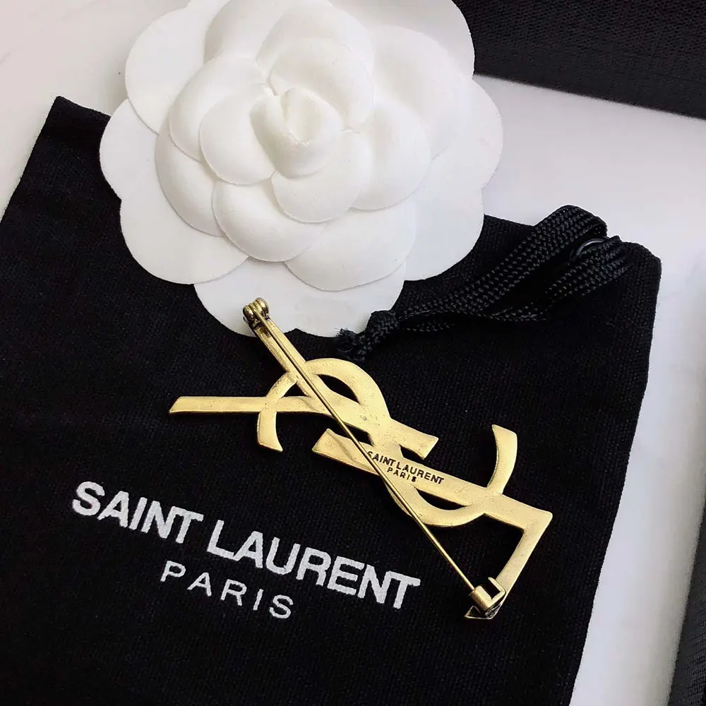 Saint Laurent YSL Women Cassandre Snake Brooch in Metal - image 9