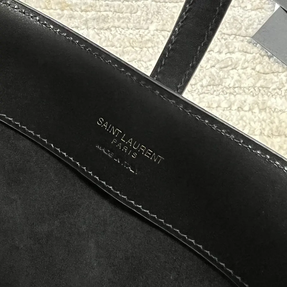 Saint Laurent YSL Women Le 37 Mini in Shiny Leather-Black - image 10