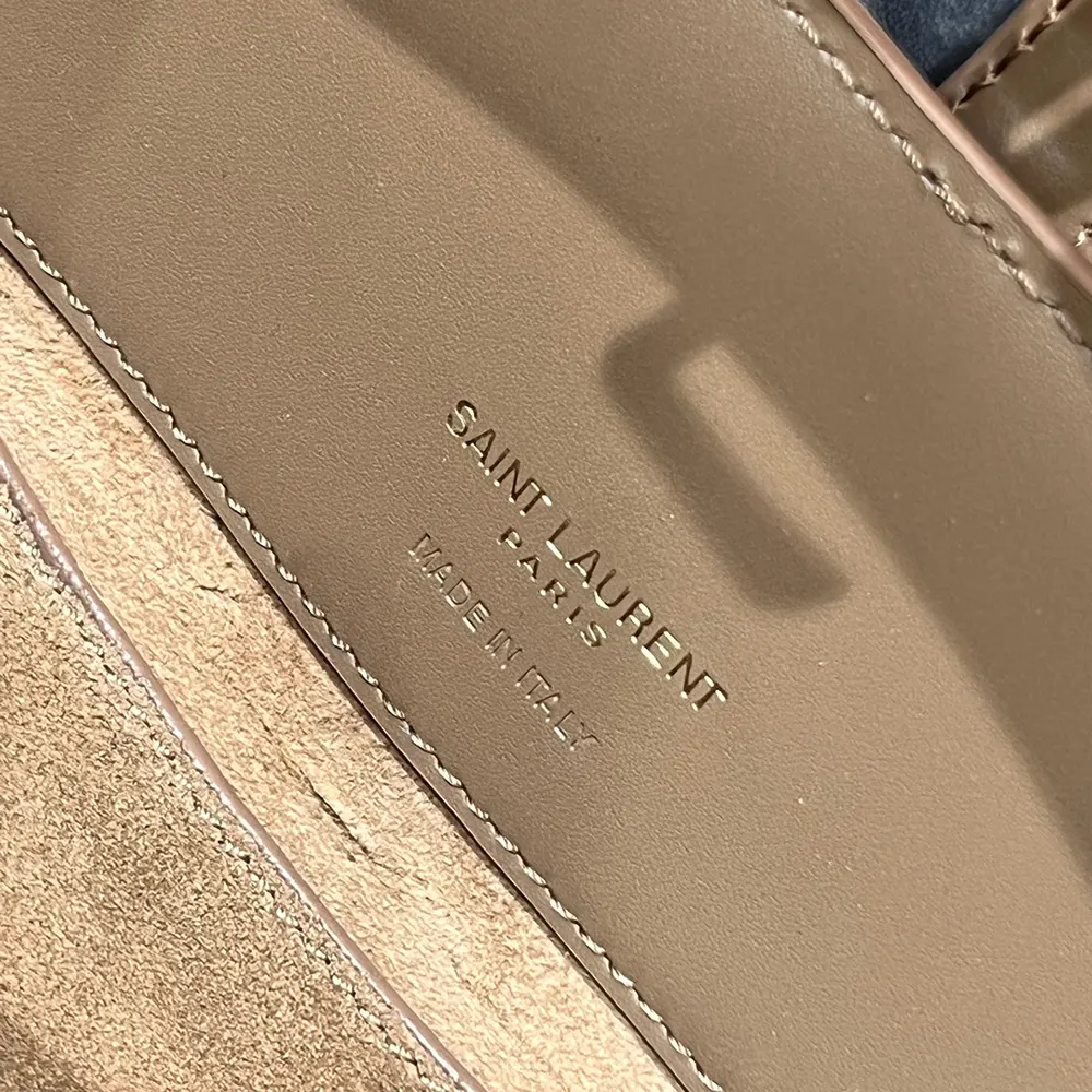 Saint Laurent YSL Women Le 37 Mini in Shiny Leather-Brown - image 9