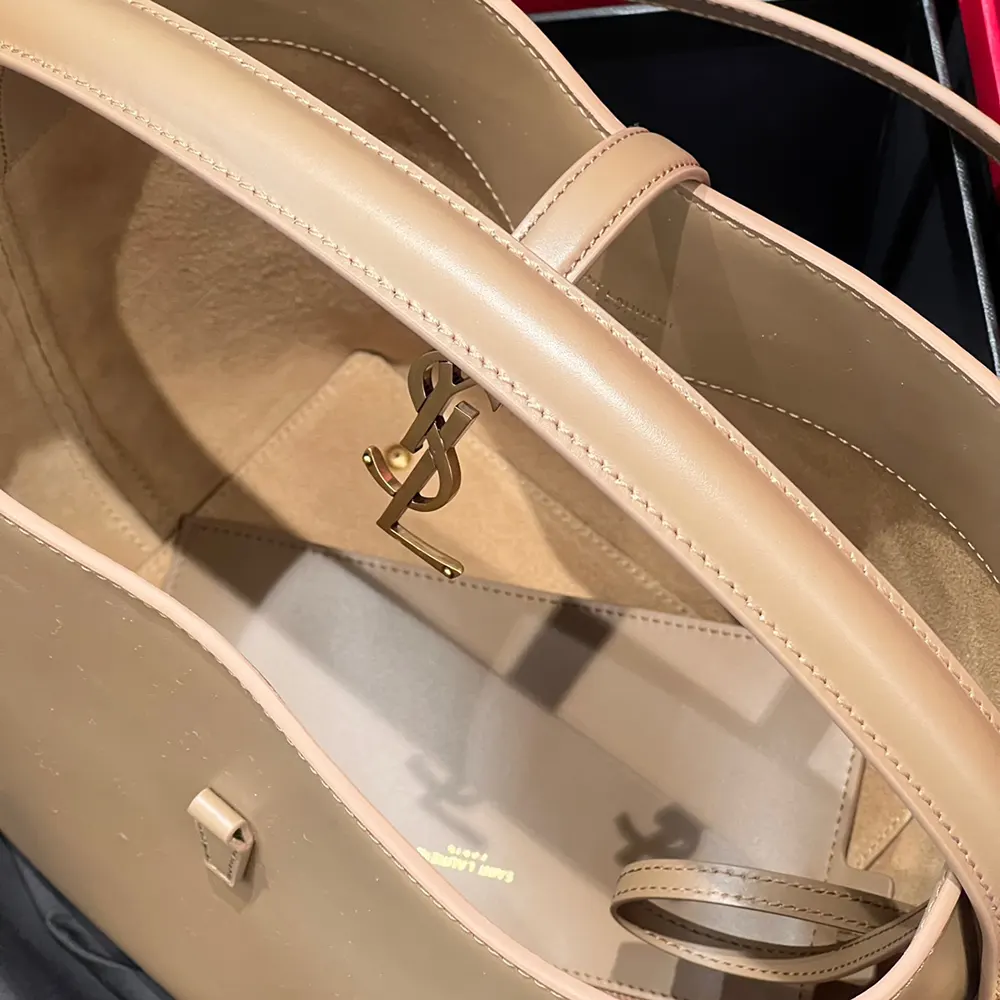 Saint Laurent YSL Women Le 37 Small in Shiny Leather-Brown - image 7
