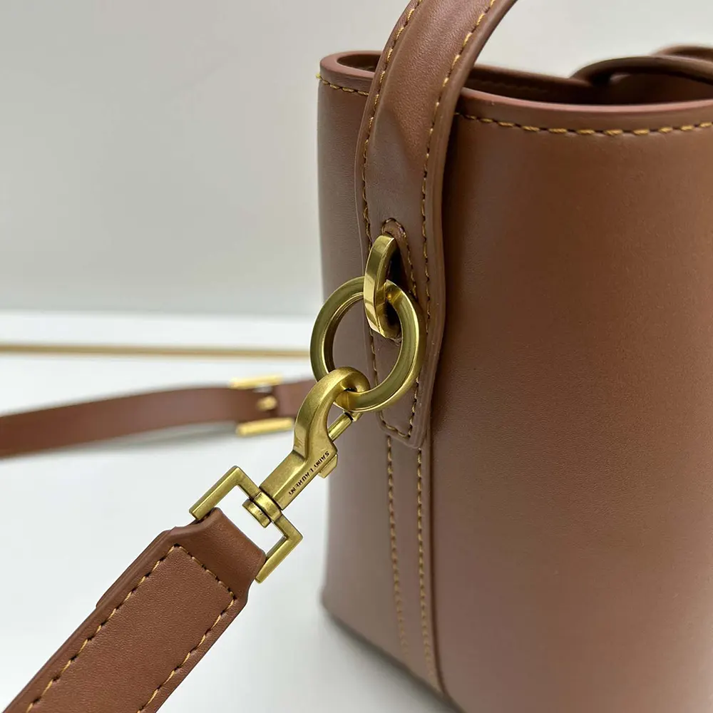 Saint Laurent YSL Women Le 37 Small in Shiny Leather-Tan - image 7