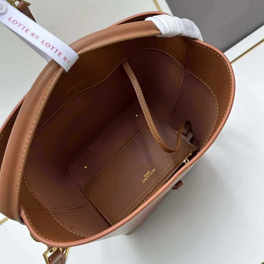 Saint Laurent YSL Women Le 37 in Shiny Leather-Brown - image 7