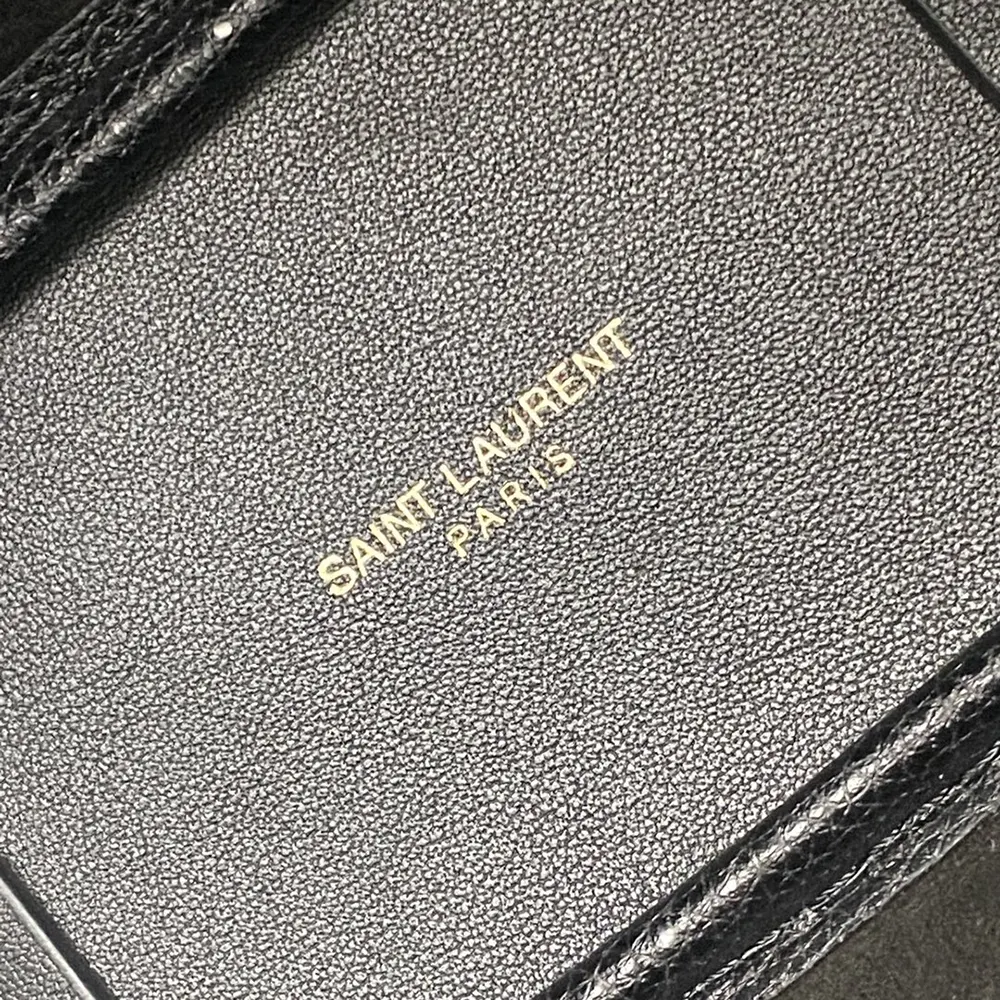 Saint Laurent YSL Women Le 5 à 7 Supple Baby in Grained Leather-Black - image 10