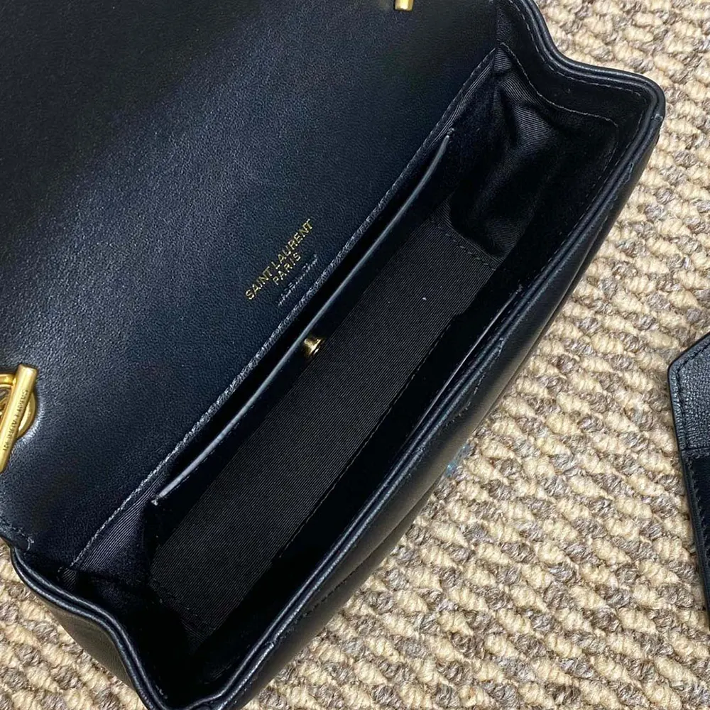 Saint Laurent YSL Women Loulou Mini in Lambskin-Black - image 8