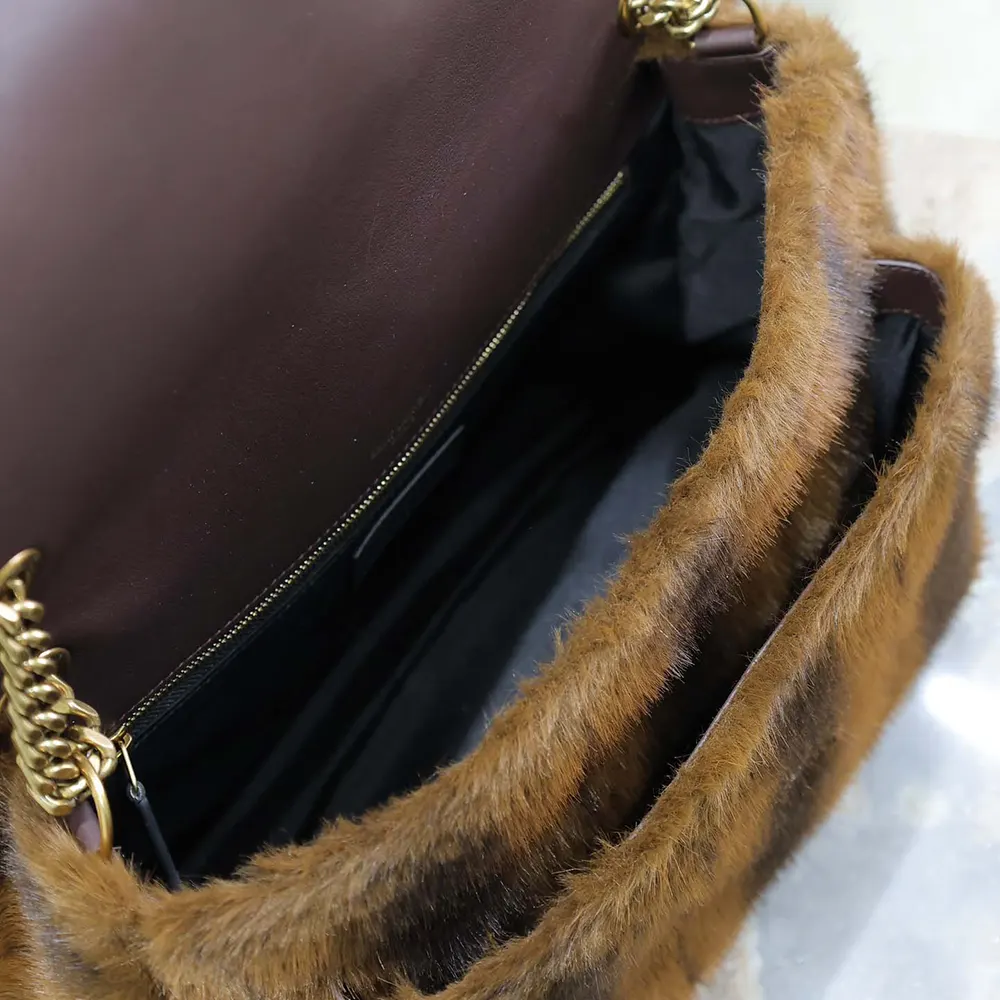 Saint Laurent YSL Women Niki Large in Shearling - image 10