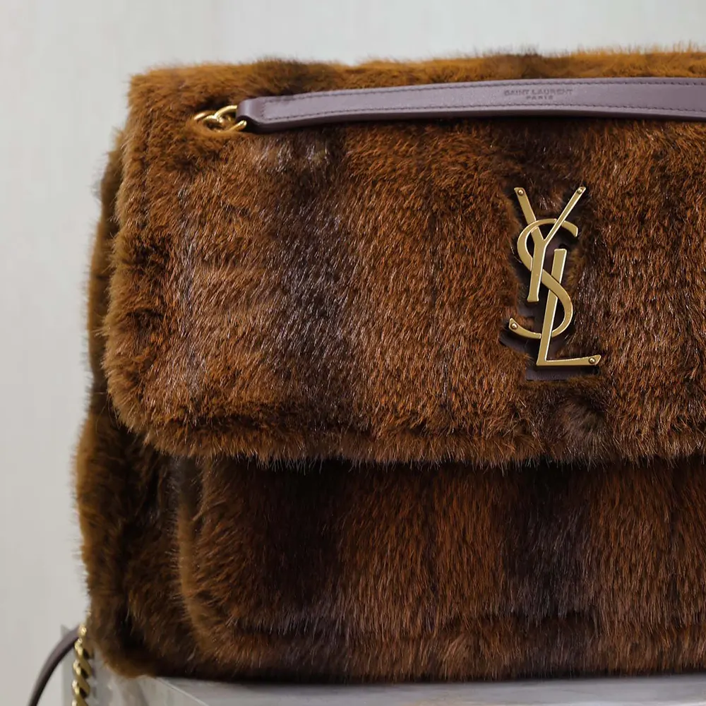 Saint Laurent YSL Women Niki Large in Shearling - image 7