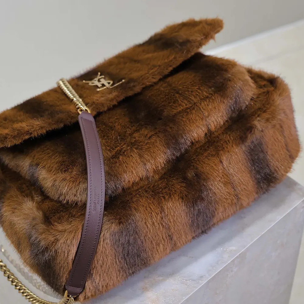 Saint Laurent YSL Women Niki Large in Shearling - image 9