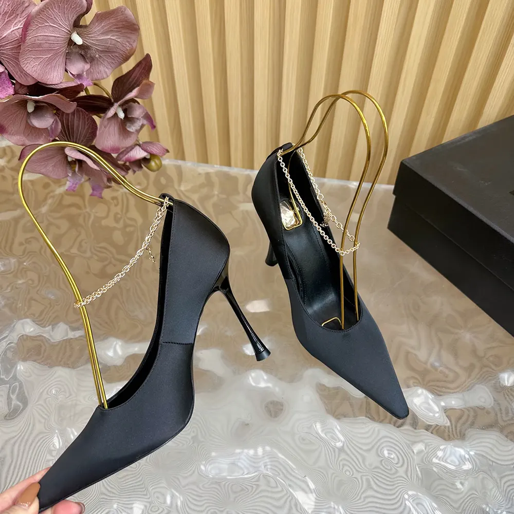 Saint Laurent YSL Women Regine Pumps in Satin Crepe - image 4