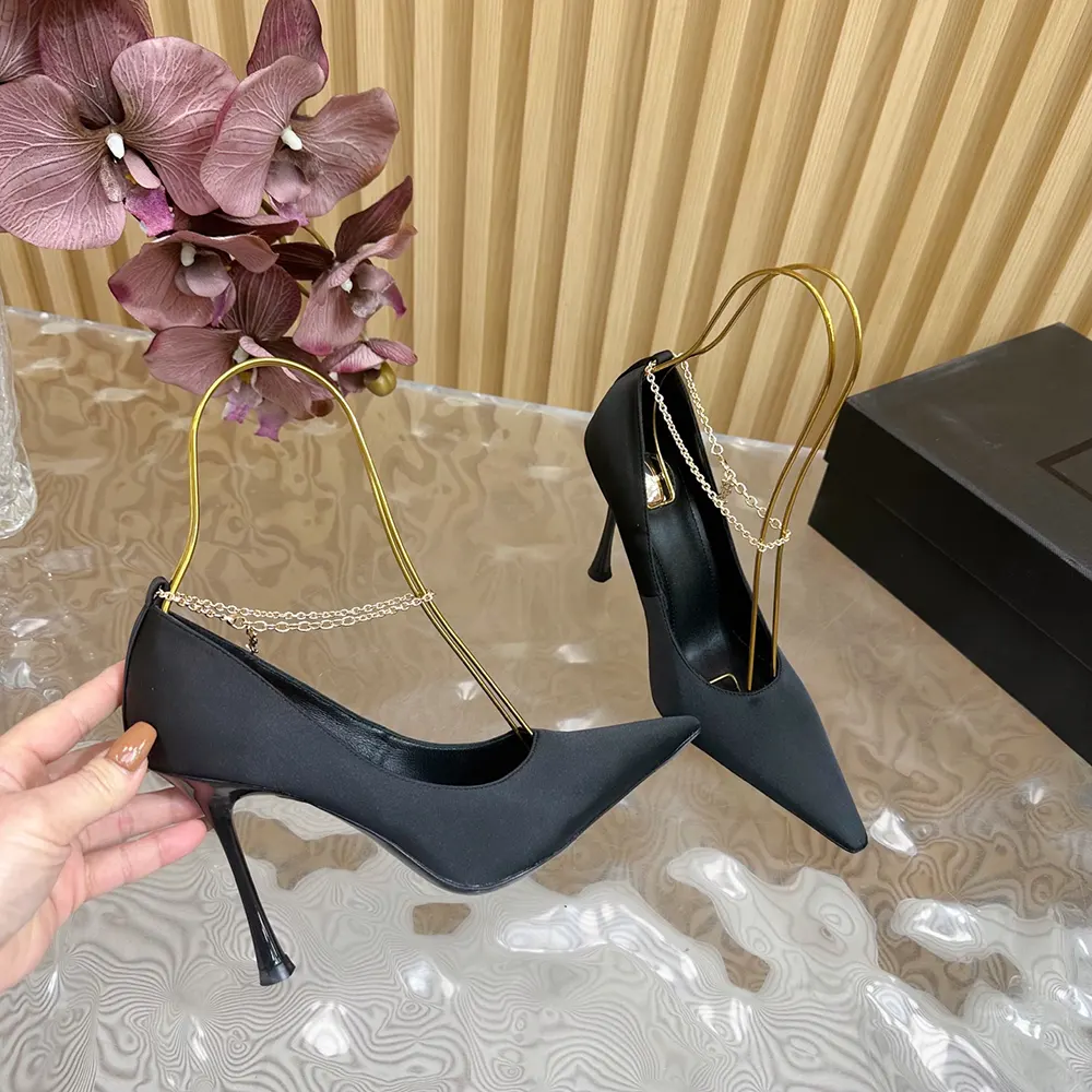 Saint Laurent YSL Women Regine Pumps in Satin Crepe - image 8