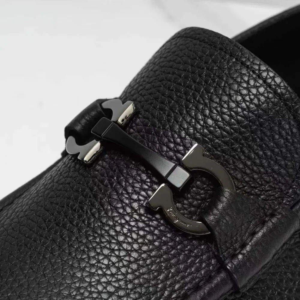 Salvatore Ferragamo Men Moccasin with Gancini Ornament - image 7