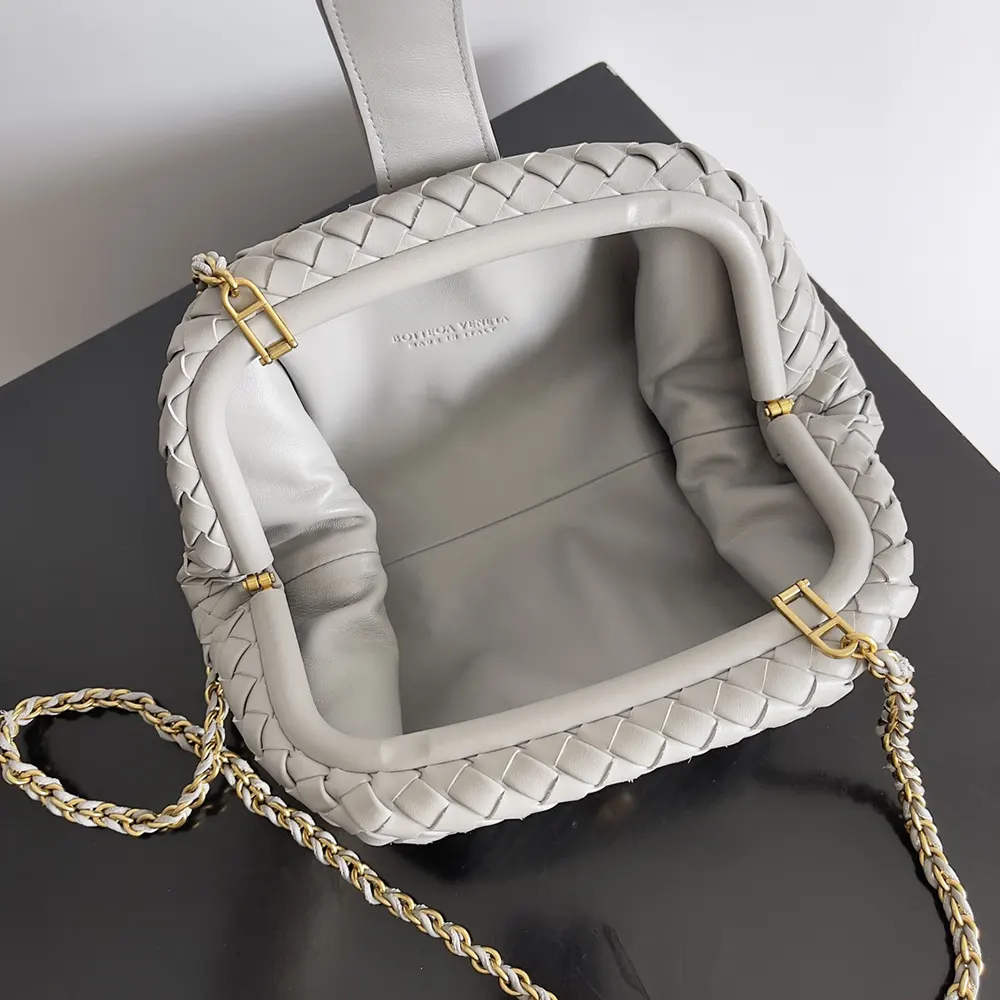 Bottega Veneta Women Small Lauren 1980-Silver - image 6