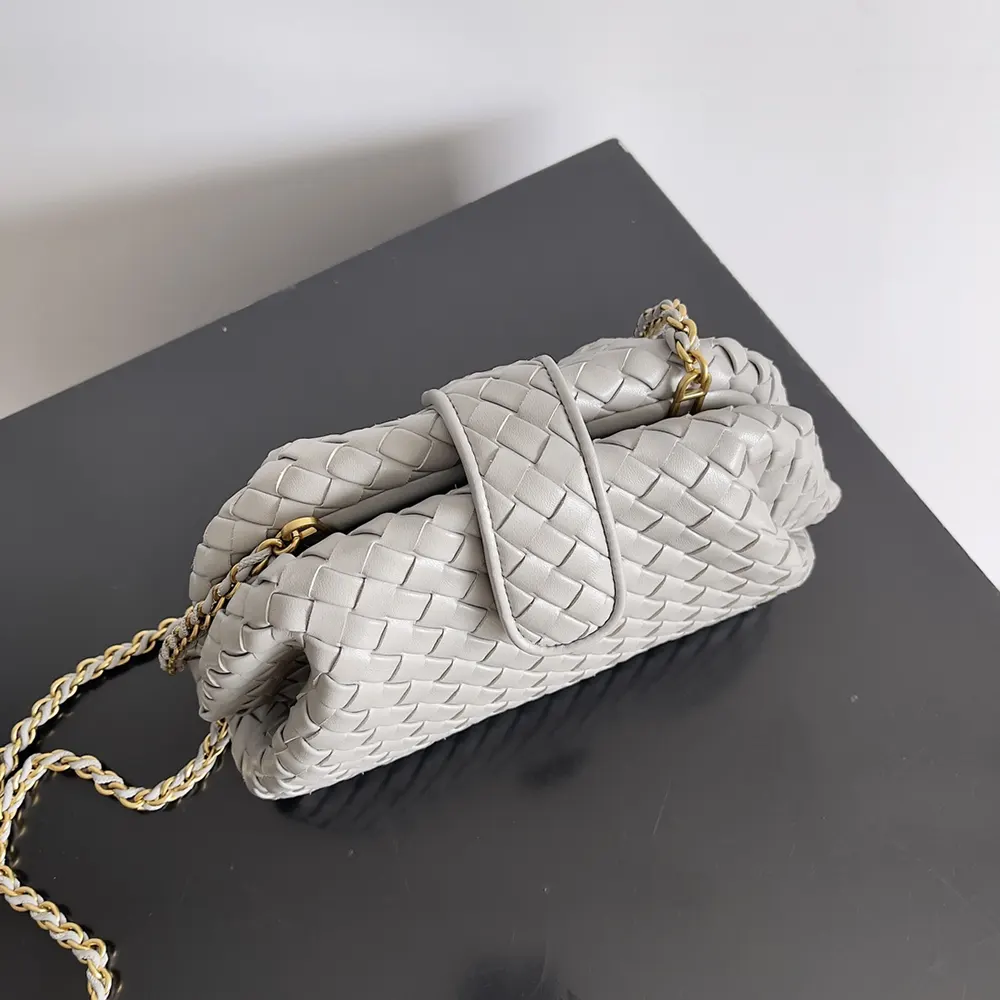 Bottega Veneta Women Small Lauren 1980-Silver - image 4
