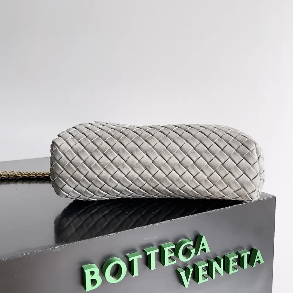 Bottega Veneta Women Small Lauren 1980-Silver - image 5