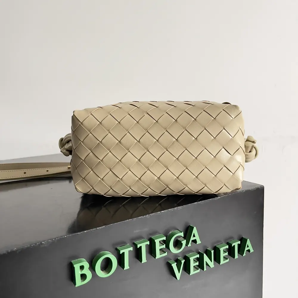 Bottega Veneta Women Top Handle Loop in Intrecciato Leather-Light Beige - image 5
