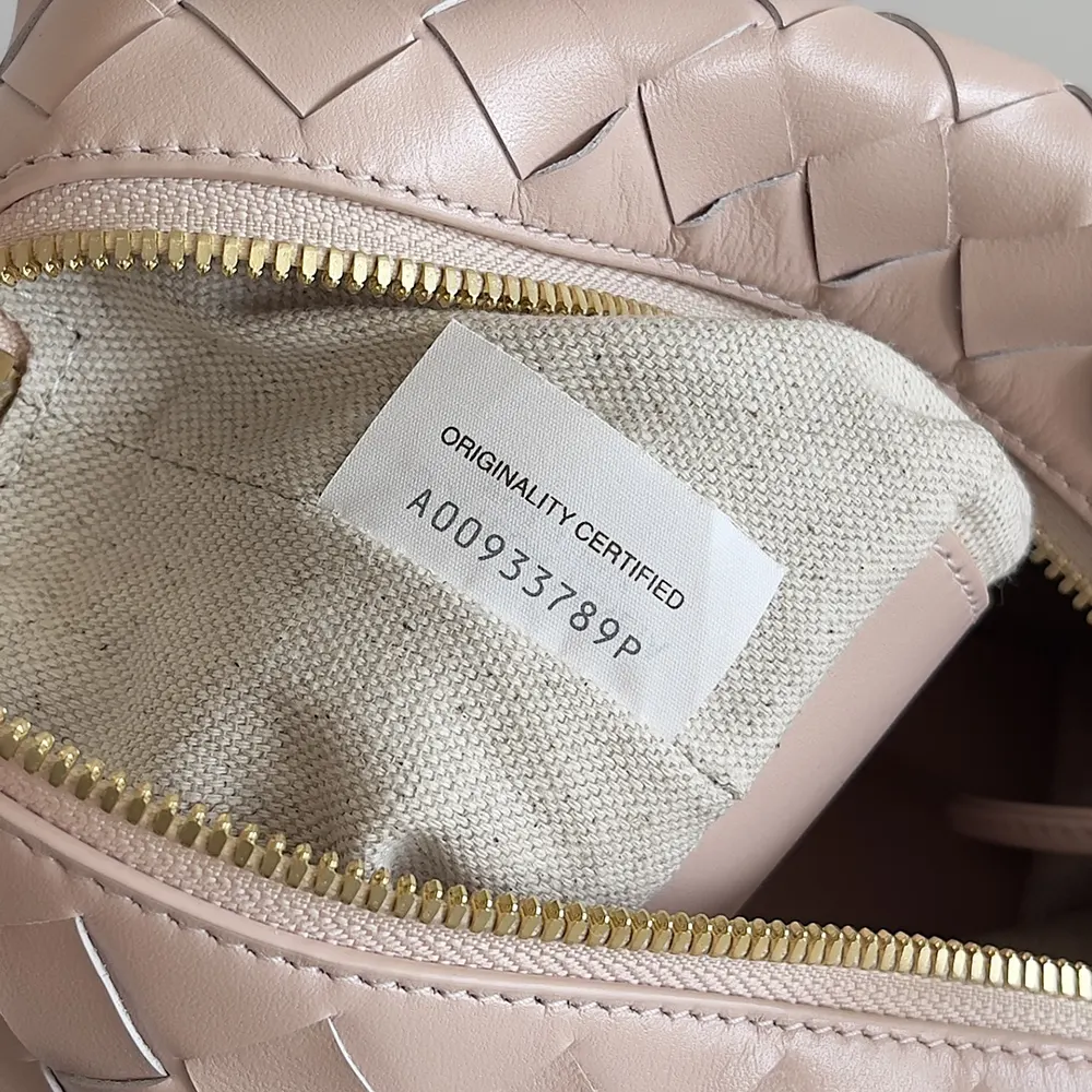 Bottega Veneta Women Top Handle Loop in Intrecciato Leather-Pink - image 10