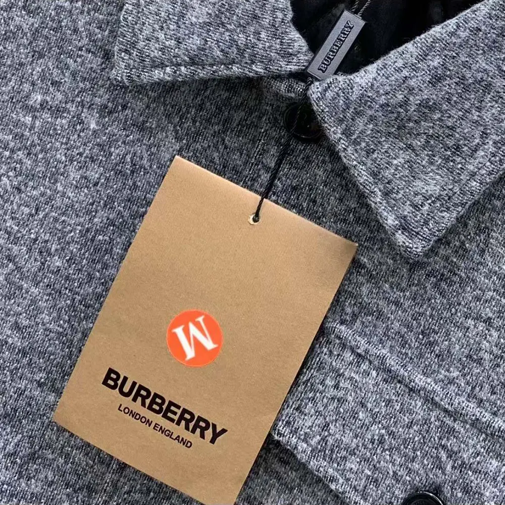 Burberry Men Overshirt Wool Blend with Coating - image 10