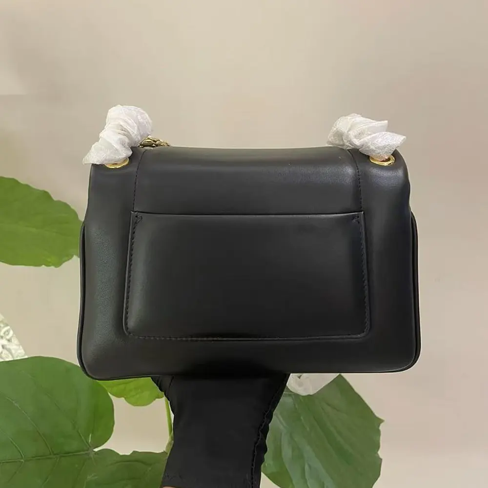 Bvlgari Women Serpenti Reverse Shoulder Bag-Black - image 4