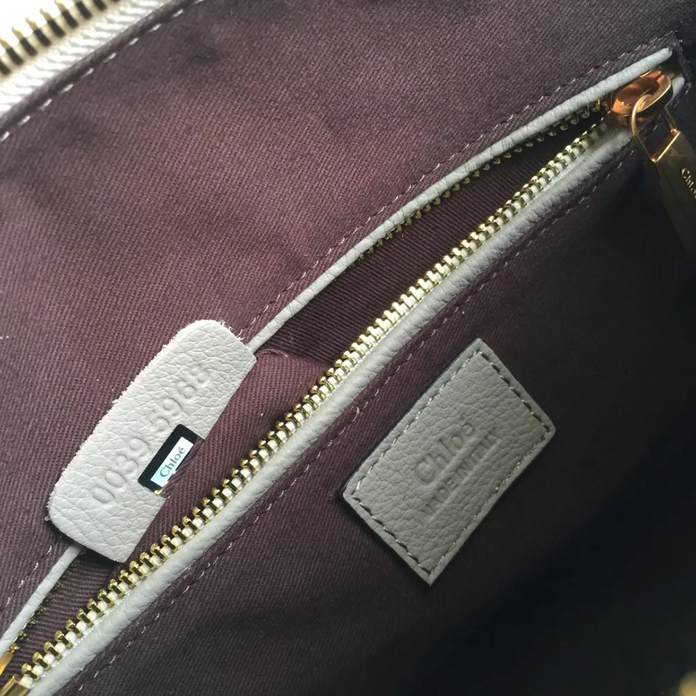 Chloe Women Marcie Bag in Grained Leather-Grey - image 10