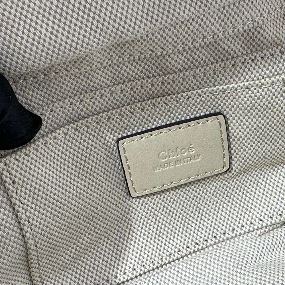 Chloe Women Small Camera Bag in Shiny Leather-Beige - image 10
