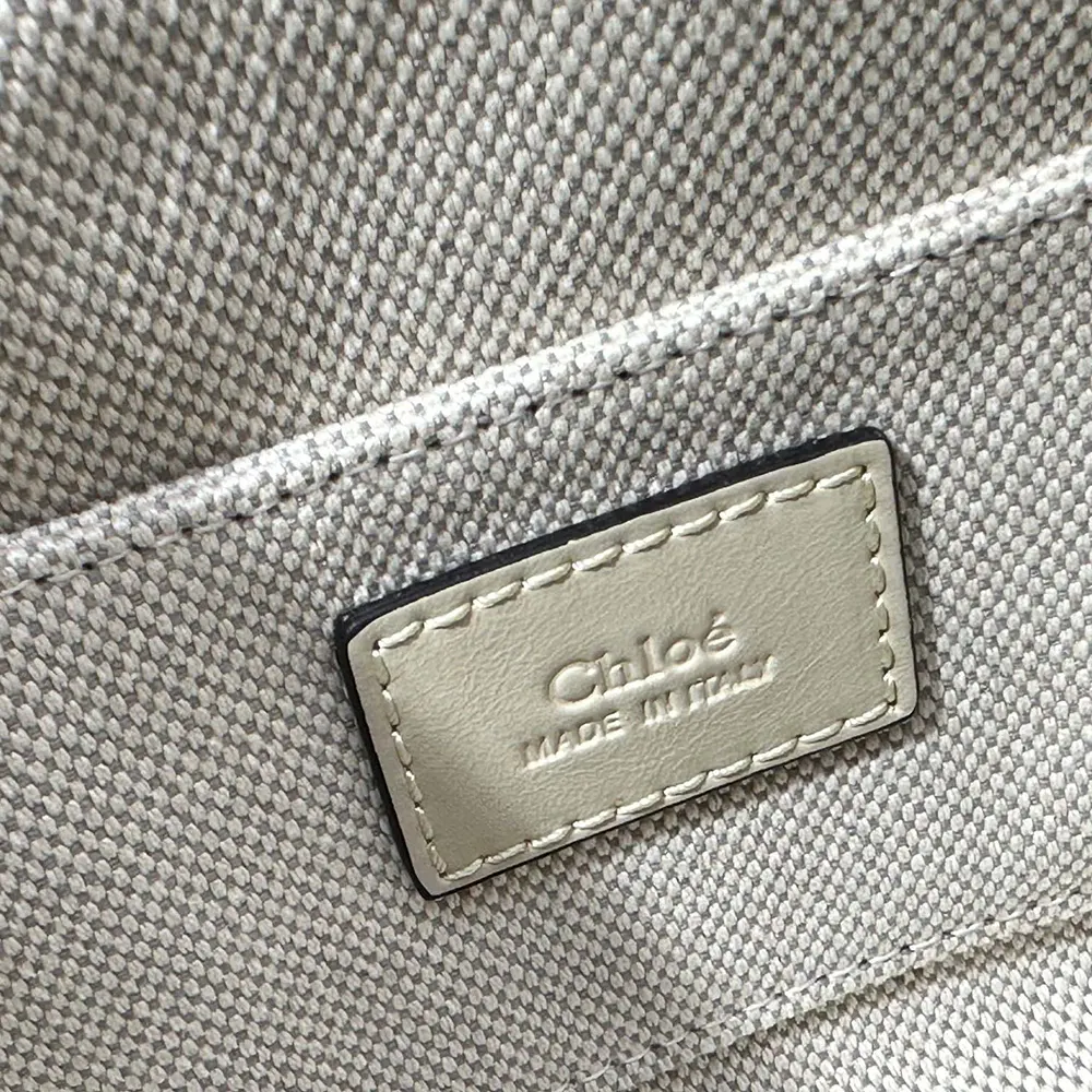Chloe Women Small Paraty 24 Bag in Shiny Leather-Beige - image 10