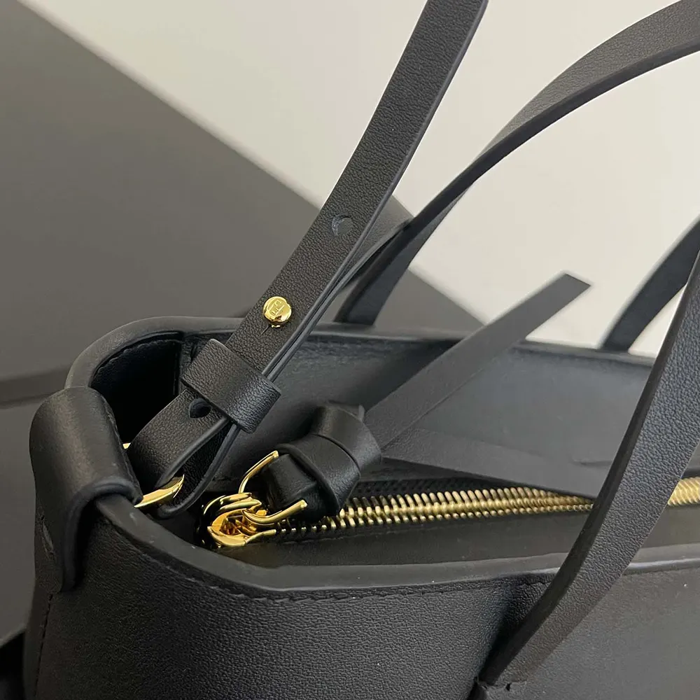 Fendi Women Roll Mini Lunar New Year Black Leather Mini-bag - image 8
