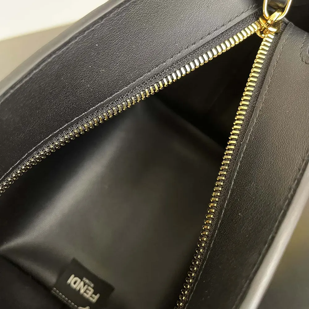 Fendi Women Roll Mini Lunar New Year Black Leather Mini-bag - image 9